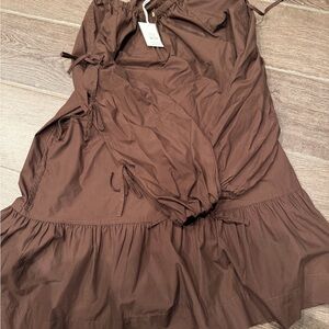 Brown Mini Dress